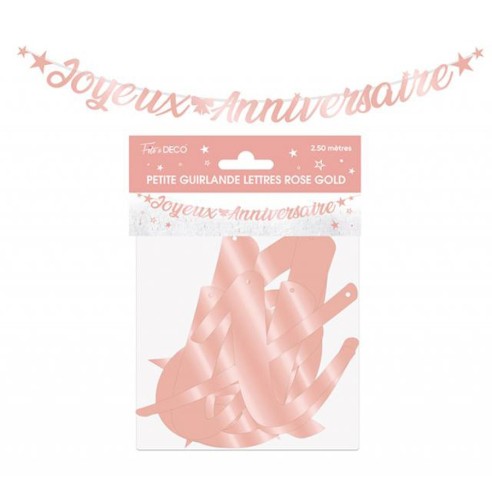 Guirlande Joyeux Anniversaire colorés pour adultes et enfants