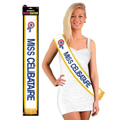 Echarpe Miss célibataire pour offrir à une copine sans mec