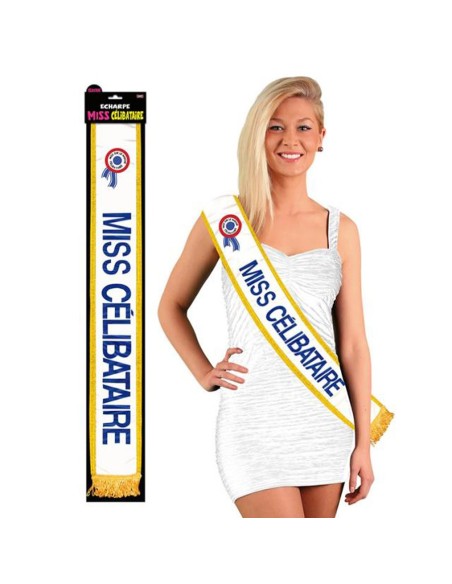 Echarpe Miss célibataire pour offrir à une copine sans mec