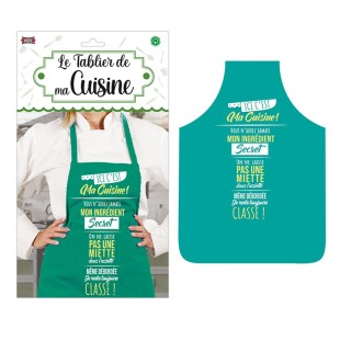 Tablier femme humoristique ici c'est ma cuisine