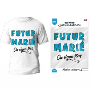 T-Shirt à dédicacer enterrement de vie de garçon