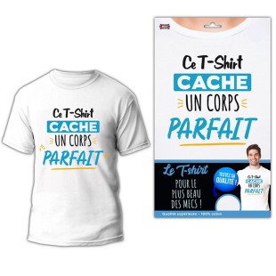 T-shirt humoristique à offrir Ce t-shirt cache un corps parfait