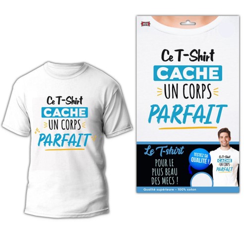 T-shirt humoristique à offrir Ce t-shirt cache un corps parfait