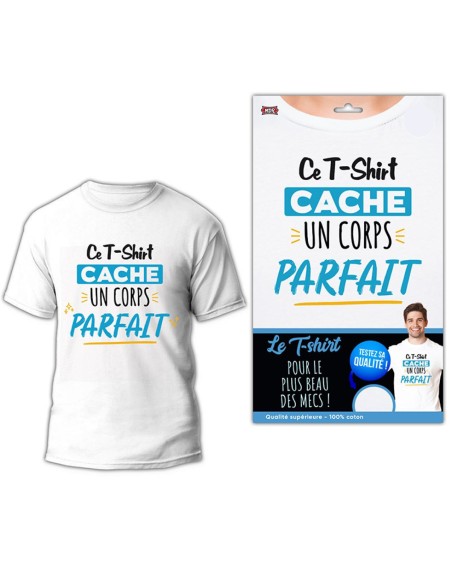 T-shirt humoristique à offrir Ce t-shirt cache un corps parfait