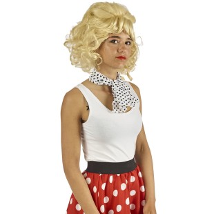 Perruque fifties blonde pour femme style années 1950/1960 2