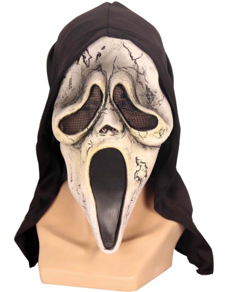 Masque Scream latex pour déguisement adulte à Halloween