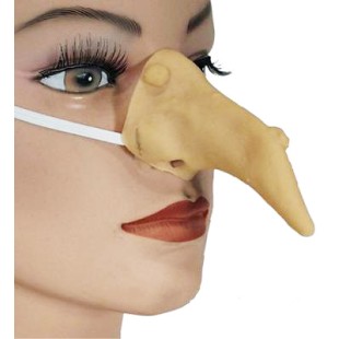 Nez crochu avec verrue pour déguisement de sorcière Halloween