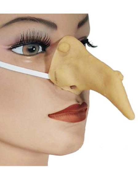 Nez crochu avec verrue pour déguisement de sorcière Halloween