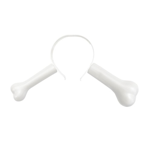 Serre-tête avec os qui traverse la tête pour se déguiser