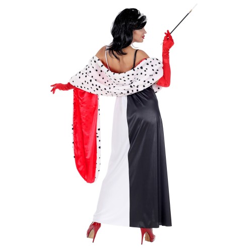 Déguisement de Cruella pour jouer dans les 101 Dalmatiens de Disney