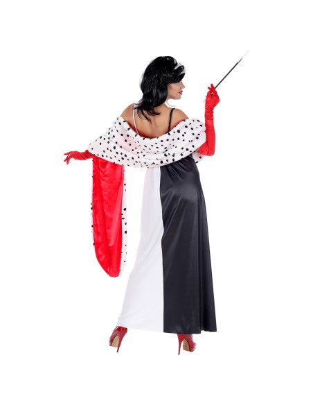 Déguisement de Cruella pour jouer dans les 101 Dalmatiens de Disney