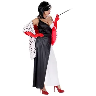 Déguisement de Cruella pour jouer dans les 101 Dalmatiens de Disney 2
