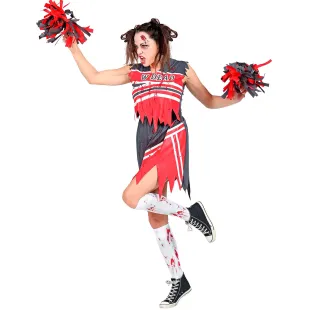 Déguisement Pom Pom girl zombie sanglante pour Halloween 2