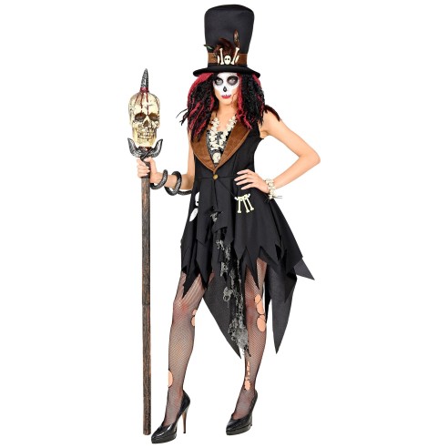 Déguisement de prêtresse vaudou costume adulte spécial Halloween