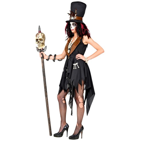 Déguisement de prêtresse vaudou costume adulte spécial Halloween