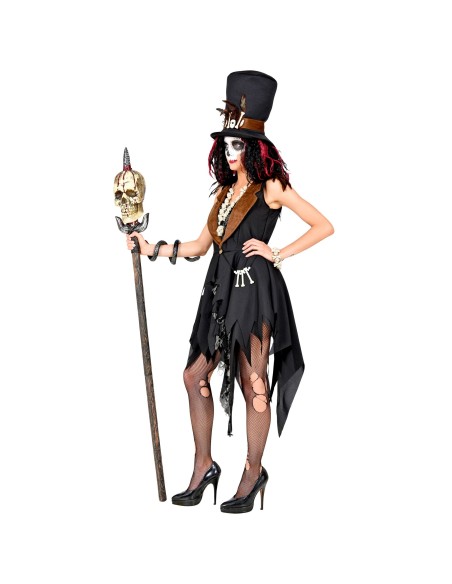 Déguisement de prêtresse vaudou costume adulte spécial Halloween