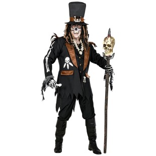 Déguisement de sorcier vaudou costume homme spécial Halloween