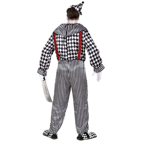 Déguisement de clown vintage ensanglanté pour costume Halloween