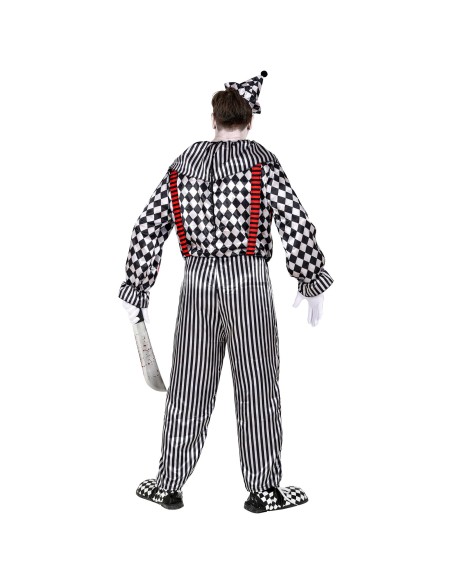 Déguisement de clown vintage ensanglanté pour costume Halloween