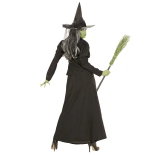 Déguisement de sorcière classique noir pour costume Halloween 2
