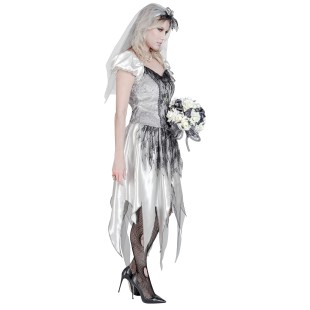 Déguisement robe de mariée fantôme adulte pour soirée Halloween 2