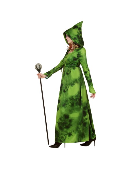Déguisement de sorcière de la forêt costume de couleur verte