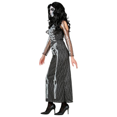 Déguisement robe squelette femme pour costume Halloween à Lille