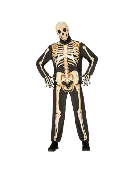 Déguisement combinaison de squelette pour costume Halloween