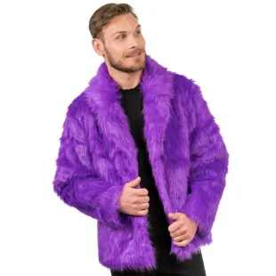 Déguisement carnaval - Manteau peluche tigre blanc