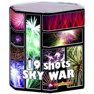 Feu d'artifice automatique Sky War d'une durée de 30 secondes