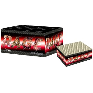 Feu d'artifice automatique Rage  d'une durée de 58 secondes