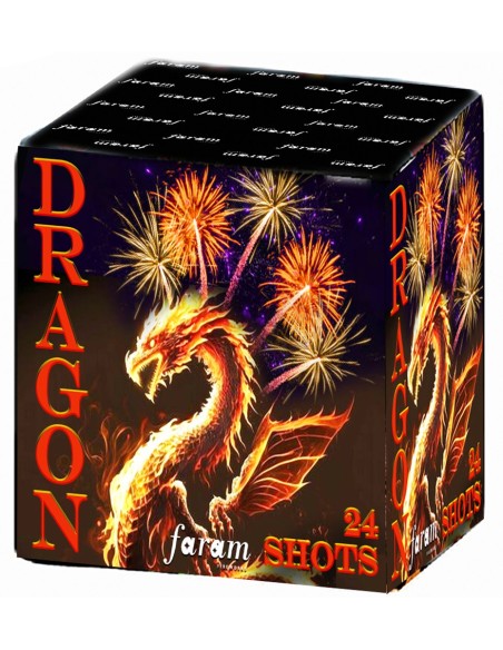 Feu d'artifice automatique Dragon d'une durée de 28 secondes