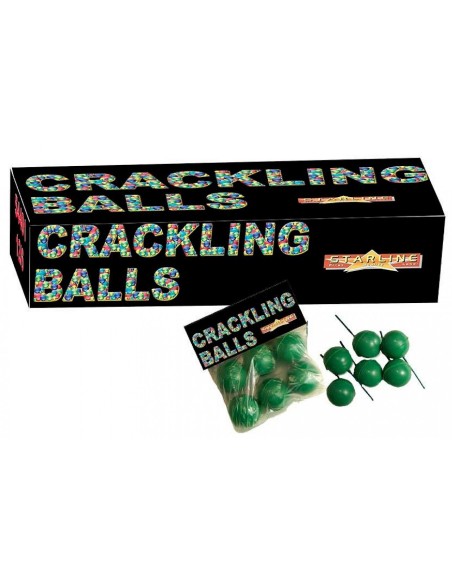 6 boules crépitantes Crackling Balls avec mèches pour faire du bruit