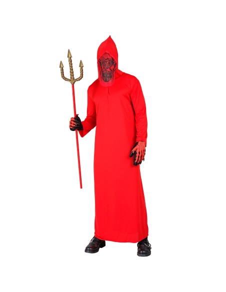 Déguisement de démon rouge avec masque costume pour Halloween