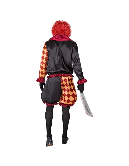 Déguisement clown arlequin pour homme costume de cirque