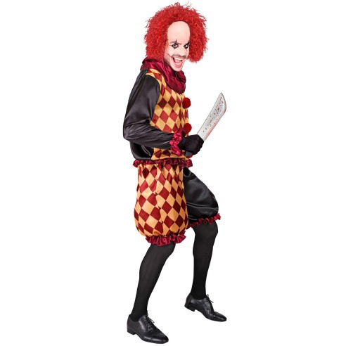 Déguisement clown arlequin pour homme costume de cirque