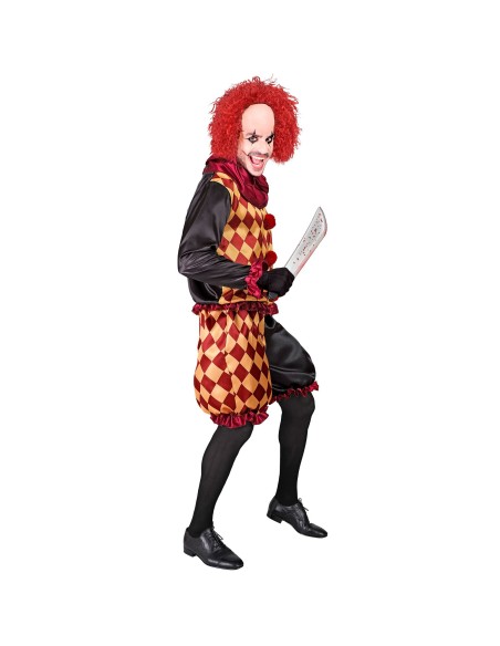 Déguisement clown arlequin pour homme costume de cirque