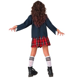 Déguisement écolière zombie pour jeune fille costume Halloween 2