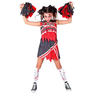 Déguisement cheerleader zombie sanglante pour costume Halloween 2