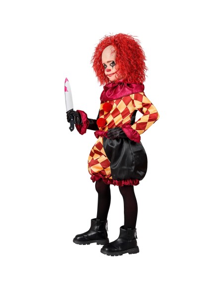 Déguisement clown arlequin pour enfant costume de cirque