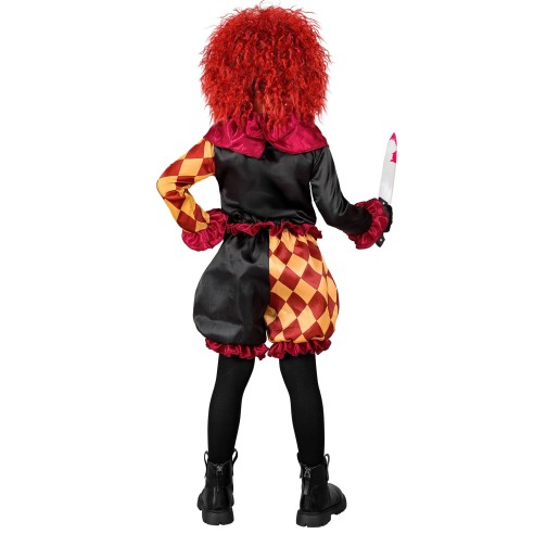Déguisement clown arlequin pour enfant costume de cirque