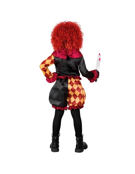 Déguisement clown arlequin pour enfant costume de cirque
