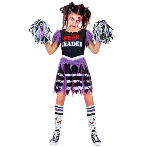 Déguisement majorette zombie en lambeaux costume Halloween enfant