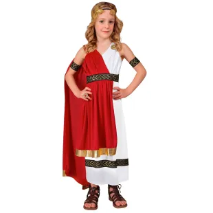 Déguisement impératrice romaine pour enfant costume thème antiquité