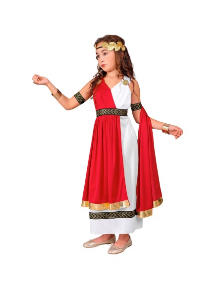 Déguisement impératrice romaine pour enfant costume thème antiquité