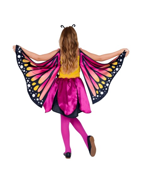 Déguisement de papillon pour enfant avec grandes ailes couleurs