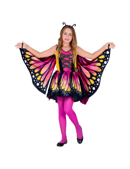 Déguisement de papillon pour enfant avec grandes ailes couleurs