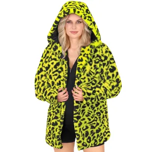 Veste carnaval rose fluo femme 2