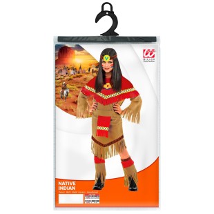 Déguisement indienne pour enfant costume sur le thème Far West 2