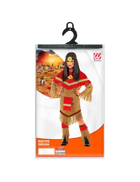 Déguisement indienne pour enfant costume sur le thème Far West